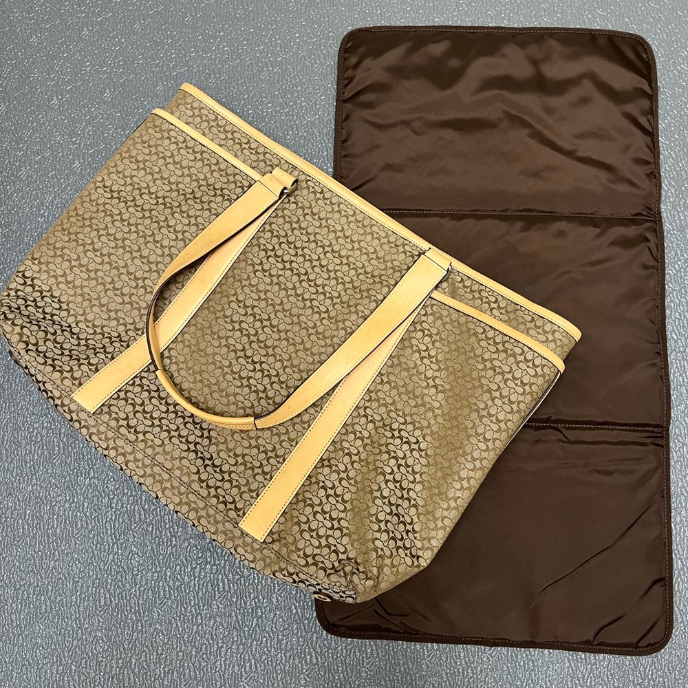 Coach Tote Diaper Bag